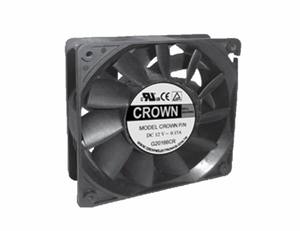 Ventilador de Techo de Plástico Crown AGQ12038B12J OEM para Relojes - Product Image 3