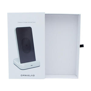 Customized Mobile Phone Charger Packing <b>Box</b> Portable Wireless Charger Mobile Phone Packing Drawer <b>Box</b> - Product Image 5