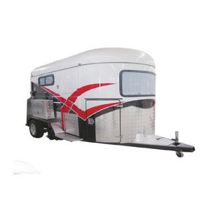 Remorque de luxe pour camion avec logement habitable, personnalisable, à chargement direct, pour le transport de chevaux - Product Image 1