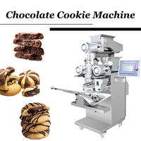 Machine automatique LY SV-208A pour la fabrication de biscuits aux pépites de chocolat, machine à enrober les biscuits, équipement de boulangerie commercial pour le lait et l'eau