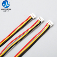 Harness Kabel Konektor Putih 3P XH Pabrik Kustom, Kabel Jumper Berkode Warna 1007 untuk Perakitan Kabel Kontrol Refrigerasi
