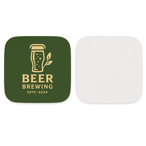 Benutzer definierte saugfähige Papier Bar <span class=keywords><strong>Bier</strong></span> Untersetzer Runde quadratische Getränk Kaffee Cocktail Glas Untersetzer Papier matte für Restaurant - Product Image 4