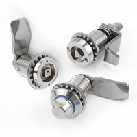 Loquet de compression à quart de tour en acier inoxydable 304/316 robuste, verrou à came d'étanchéité, protection IP65, anti-vibration/étanche
