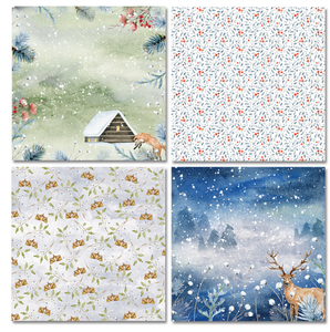 GF promozione delle vendite dirette della fabbrica 6x6 pollici 24 fogli <span class=keywords><strong>è</strong></span> inverno Scrapbooking artigianato fatto a mano sfondo di carta Scrapbook - Product Image 3