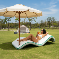 Sofá Inflable de PVC Plegable con Certificado CE, Silla Inflable Plegable con 2 Años de Garantía, para Jugar en el Agua y Surfear
