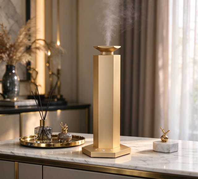 Fragrance Diffuser 100ml App Control Alloy Scent Nebulizer for Hotel Home Commercial Rechargeable Plug-in Versions Optional
