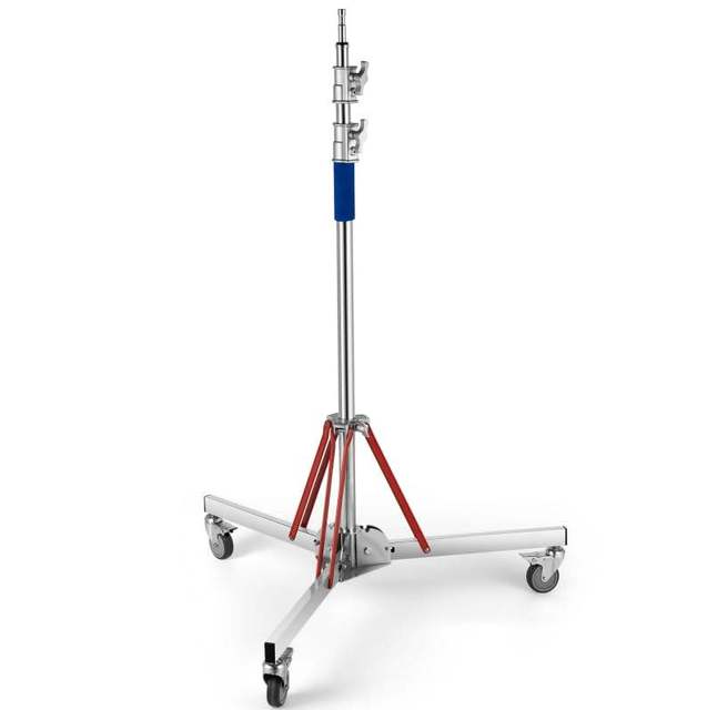 Stainless Steel C Stand Photo Studio Heavy Duty 3.2 M Load 20kg Light Stand C Type Stand with Wheels