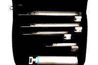 Laryngoscope LED vétérinaire Ruya Surgical RS-230 de qualité supérieure, approuvé ISO, avec 5 lames en acier inoxydable et poignée