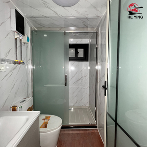 บ้านคอนเทนเนอร์หรูหราแบบขยายได้ 2 ห้องนอน 1 ห้องน้ำ สำนักงานสำเร็จรูป บ้านพักอาศัย อพาร์ทเมนต์ โรงแรม วิลล่า ผนังแซนวิช - Product Image 4