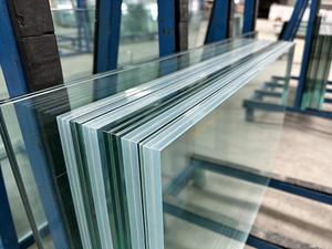 Factory Supply 2-12mm Tempered Laminated Low Iron Insulated Reflective Pattern Hollow Safety Glass Bathroom Outdoor Staircase - Product Image 1