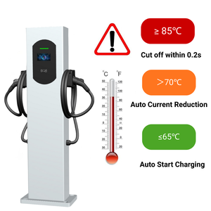 Borne de <span class=keywords><strong>Recharge</strong></span> Rapide Double Prise DC sur Pied <span class=keywords><strong>pour</strong></span> Véhicules Électriques, Nouvelle Génération Commerciale 44kW Type 1 Type 2 GBT, Compatible <span class=keywords><strong>Carte</strong></span> OCPP - Product Image 1