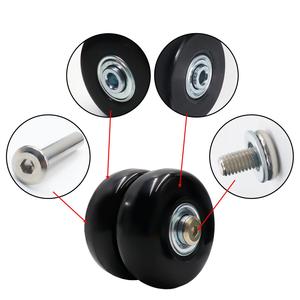 4 pezzi forti ruote per bagagli da viaggio 5cm x 1.8cm ruote per valigie Trolley borsa accessori e accessori per bagagli - Product Image 6