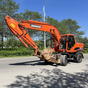 Excavadora Hidráulica de Ruedas Doosan DH210W-7 de Segunda Mano en Excelentes Condiciones, Cucharón de 1.2m, 21 Toneladas, Bomba de Motor y Rodamientos - Product Image 1