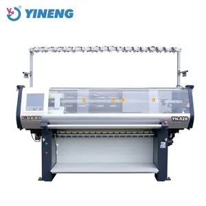 Factory Hot Sale double system 80 inch automatic flat bed knitting machine double system full computer jacquard knitting machine