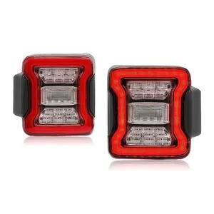 ไฟท้ายรถยนต์ TYPY สำหรับ Jeep Wrangler JK ปี 2007-2024 ไฟหน้าโปรเจคเตอร์ LED ไฟวิ่งกลางวัน อุปกรณ์ตกแต่งรถยนต์ - Product Image 6