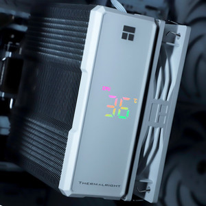 Nuevo Thermalright AssassinX 120 R DIGITAL blanco 4 tubos de calor <span class=keywords><strong>CPU</strong></span> pantalla Digital radiador de refrigeración por aire para AMD LGA1200 - Product Image 6