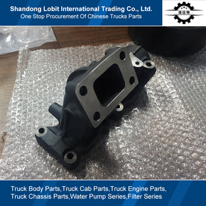 Sinotruk HOWO TX T5G G3 G5 Camión MC05 Repuestos de motor <span class=keywords><strong>Tres</strong></span> Colector de escape de cuatro cilindros 082V08102-0078 - Product Image 6