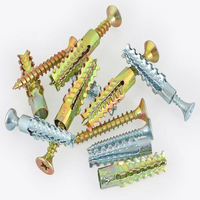 Boulon d'expansion à scie-sabre en acier au carbone zingué pour fixation murale