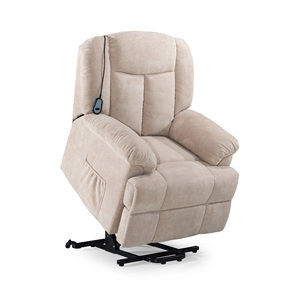 Fauteuil releveur électrique moderne en tissu Homers, fauteuil inclinable 1 place, fauteuil individuel avec télécommande et massage pour personnes âgées - Product Image 4