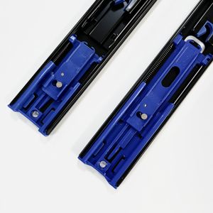 Riel de canal telescópico hidráulico de fábrica, corredor de cajón de 45mm, deslizamiento de cajón de cierre suave - Product Image 1