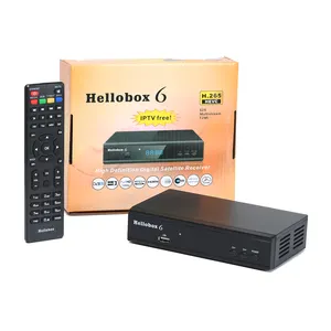 Hellobox 6 H.265 HEVC 1080P Full HD Thu TV Vệ Tinh Điện Vu DVB S2/S2X Set Top Box Hellobox6