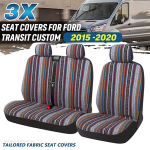 1+2 Universal <strong>Seat</strong> <strong>Covers</strong> Stripe Car Universal <strong>Seat</strong> <strong>Cover</strong> for VW T4 <strong>Vivaro</strong> Opel <strong>Vivaro</strong>, Fit Universal Transporter/van 2+1 ADL - Product Image 2