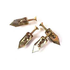 Kit d'ancrage d'expansion zingué pour panneau de gypse vis autotaraudeuse brique creuse plafond ciment cavité bouchon <span class=keywords><strong>goujon</strong></span> boulon pouce - Product Image 1