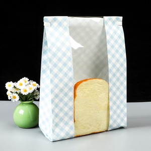 Wholesale Food Grade White Kraft <b>Bread</b> Paper <b>Bag</b> With Tin Tie and Customized Logo Print - Product Image 4