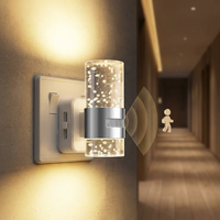Veilleuse à détecteur de mouvement LOHAS DCH2, lumière LED décorative de luxe à brancher sur prise murale, détecteur de mouvement pour couloir, salle de bain