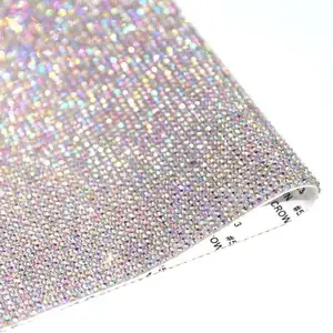 Adhesive Crystal Glass Rhinestone Sheets