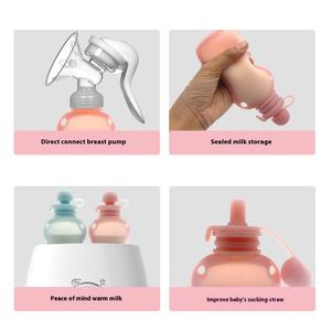 Bolsa de almacenamiento de <span class=keywords><strong>leche</strong></span> <span class=keywords><strong>materna</strong></span> de silicona de 150ml sin BPA, mantenimiento fresco y reutilizable, especial <span class=keywords><strong>para</strong></span> almacenamiento congelado de puré de pasta de <span class=keywords><strong>arroz</strong></span> - Product Image 3