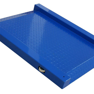Báscula de plataforma industrial electrónica Veidt de acero al carbono de 3 toneladas con inclinación integrada, móvil, pequeña, con asa T - Product Image 2