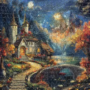 Wholesale jigsaw puzzles manufacturers recycled paper puzzles 1000 for adult pieces