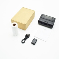 Imprimante d'adresses mobile 110 mm 4 pouces, mini imprimante thermique portable sans fil en stock