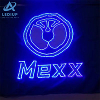 Pantalla LED para Exteriores de Cualquier Tamaño, OEM, para Festivales de Música, Escenarios de DJ, Cortina LED con Bandera