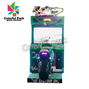Machine de jeu d'arcade simulateur de course de motos <span class=keywords><strong>GP</strong></span>, colorée, à monnayeur, pour parc d'attractions - Product Image 6