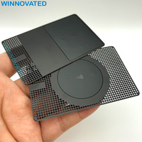 Carte numérique en métal imprimable, Relief virtuel, haut de gamme, 3d, NFC