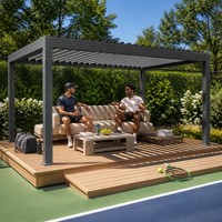 Auvent de tente, véranda, abri de jardin, couverture de patio, pergola en bois, auvent de bar, abri de voiture, pavillon en vinyle, carport, serre, porche, lanai