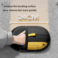 Brosse de toilettage électrostatique auto-nettoyante bidirectionnelle pour animaux de compagnie, taille personnalisée, pour l'élimination des poils de chat et de chien, gants de toilettage