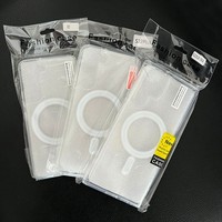 Vente en gros d'étuis de téléphone portable transparents en TPU acrylique magnétique antichoc avec charge sans fil pour iPhone 18 pour Samsung S26 Ultra A16