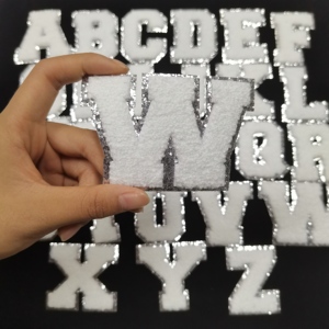 Customize Your <strong>Own</strong> <strong>Design</strong> Embroidered Alphabet <strong>Patch</strong> Embroidery Badge Sew on Iron on Letters Embroidery Chenille <strong>Patch</strong> - Product Image 5