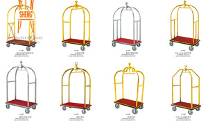 <strong>Gold</strong> Plated Hotel Birdcage Luggage <strong>Trolley</strong> Bellboy Luggage <strong>Trolley</strong> - Product Image 5