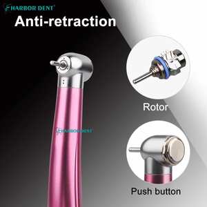 Turbina Dental de Alta Velocidad con Botón de Presión, 2/4 Orificios, con Spray de Agua Individual, Venta al por Mayor Directa de Fábrica - Product Image 2