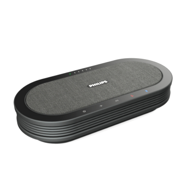 Philips Orginal Multi Conference Microphone System 360 Degree AI Sound Pickup Speakerphone With Rechargeable Battery PSE0501PRO