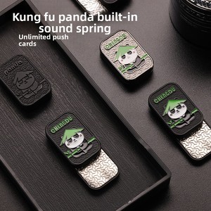 Kung Fu Panda <span class=keywords><strong>Infinite</strong></span> Card Pushing, Juguete Antiestrés Casual, EDC, Juguete Sensorial para Dedos, Descompresión para Adultos, Deslizadores Magnéticos, Regalo - Product Image 2