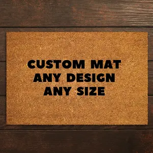 CHINESE Imported Outdoor Door Matt Outside Custom Carpet Living Room Door New Heavy-Duty Front Mat COIR Doormat