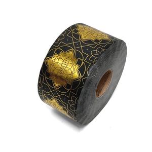 Cinta Adhesiva de Papel Kraft Reforzada con Estampado de Lámina Negra Personalizada, Activada por Agua, con Logotipo - Product Image 3