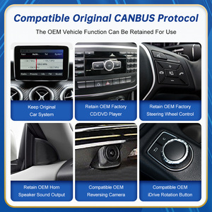Écran portable sans fil CarPlay Linux pour <span class=keywords><strong>Mercedes</strong></span> Benz A/B/<span class=keywords><strong>CLA</strong></span>/GLA 2013-2015 Système NTG5.0 10.25"/12.3" Navigation GPS HD - Product Image 4