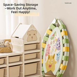 <span class=keywords><strong>Trampoline</strong></span> pour enfants de haute qualité pour usage domestique avec filet de sécurité, mini <span class=keywords><strong>trampoline</strong></span> d'intérieur pour bébé - Product Image 5