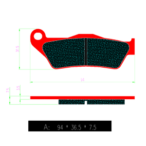Plaquettes de moto plaquettes de friction pour <span class=keywords><strong>KTM</strong></span> <span class=keywords><strong>EXC</strong></span> EXCF SX SXF XC XCF XCWF Tpi 85 125 250 300 <span class=keywords><strong>350</strong></span> 450 2003-2023 Enduro FA181 - Product Image 4